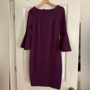 Calvin Klein burgundy dress